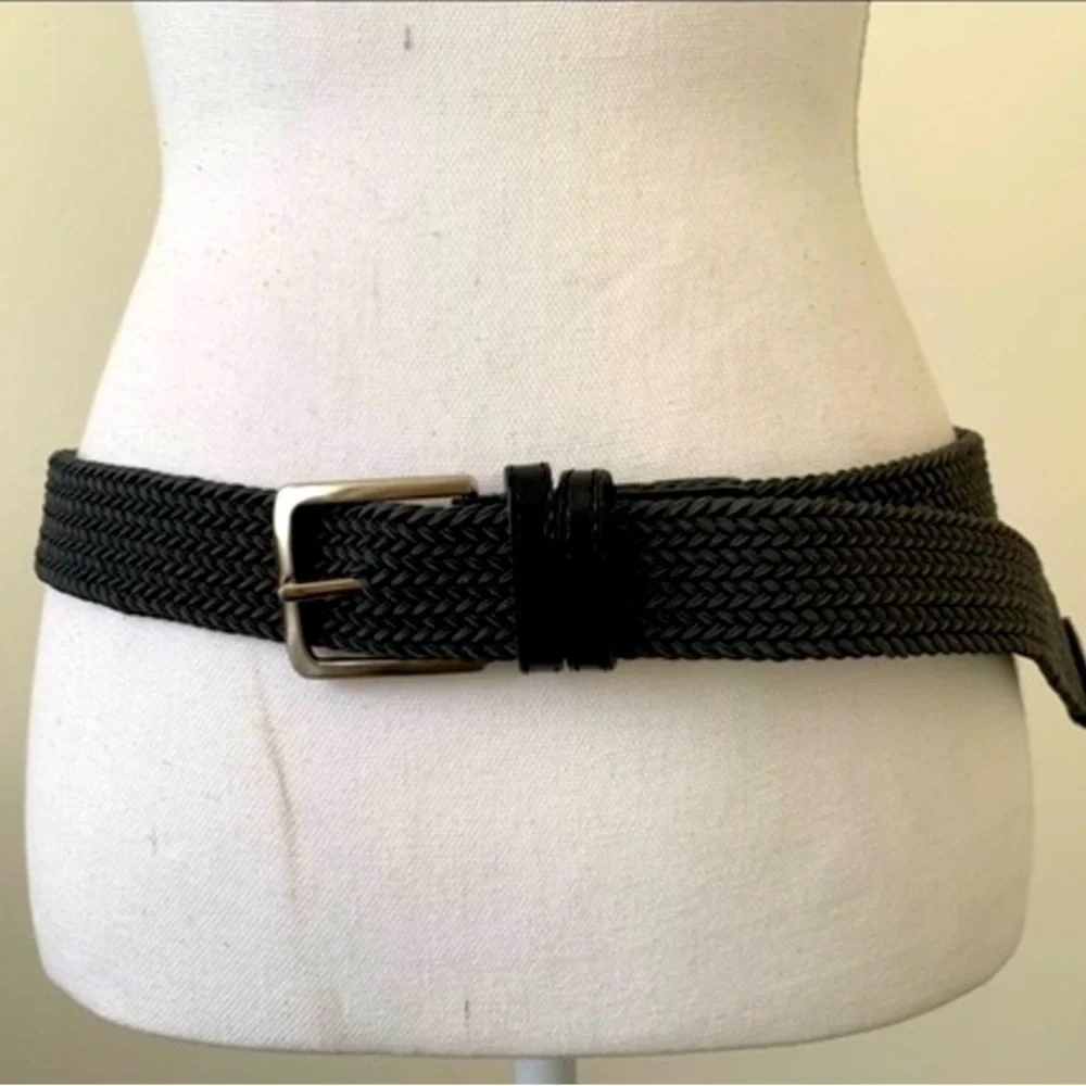 Black Woven Belt